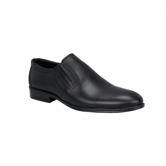 Мъжки елегантни обувки от естествена кожа в черен цвят