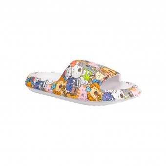 Дамски джапанки с мечета,цветни.